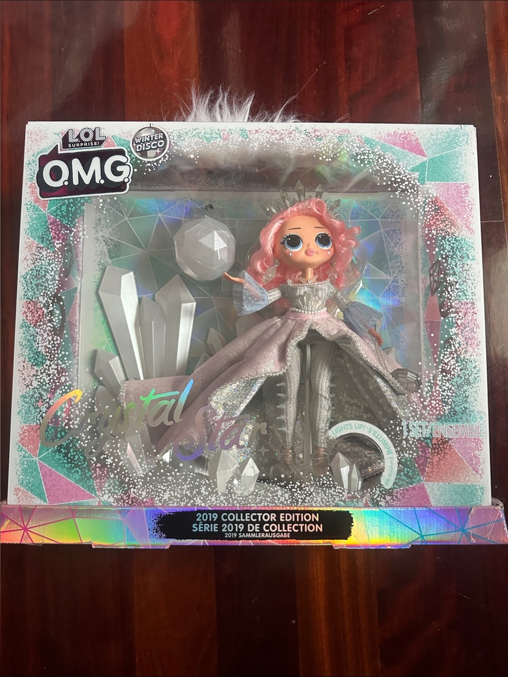 L.O.L. Surprise! O.M.G. Crystal Star Doll in Pink and Silver 2019